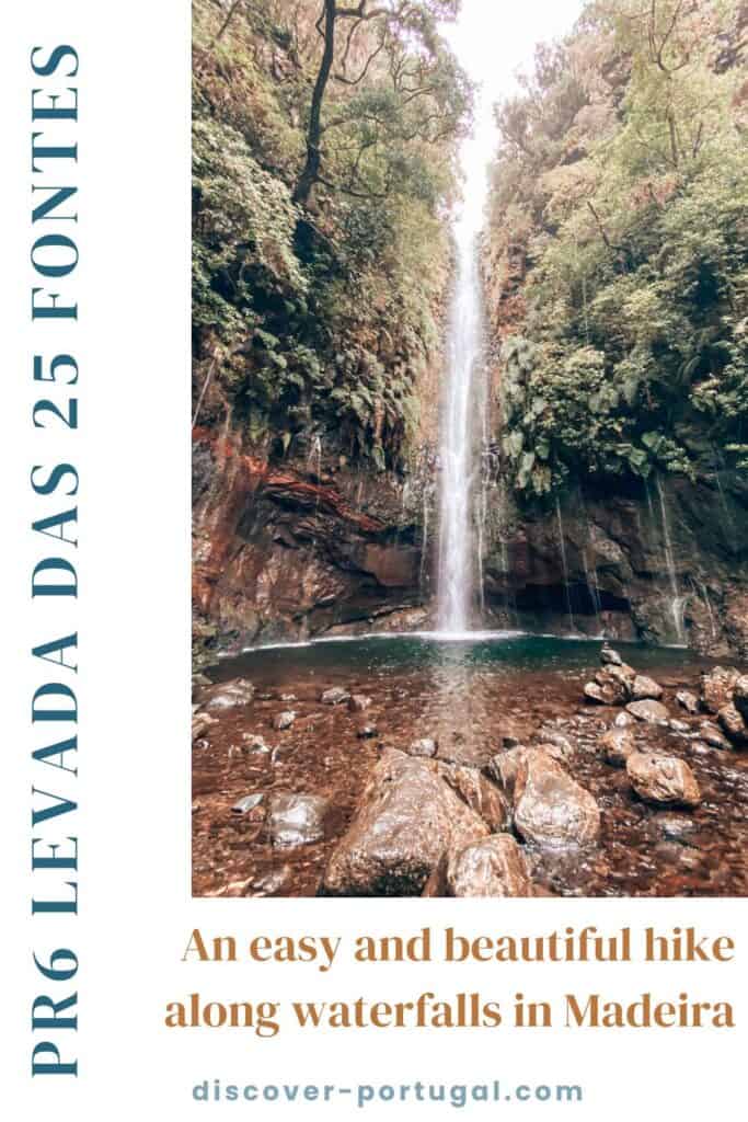 Pinterest pin for Madeira hiking