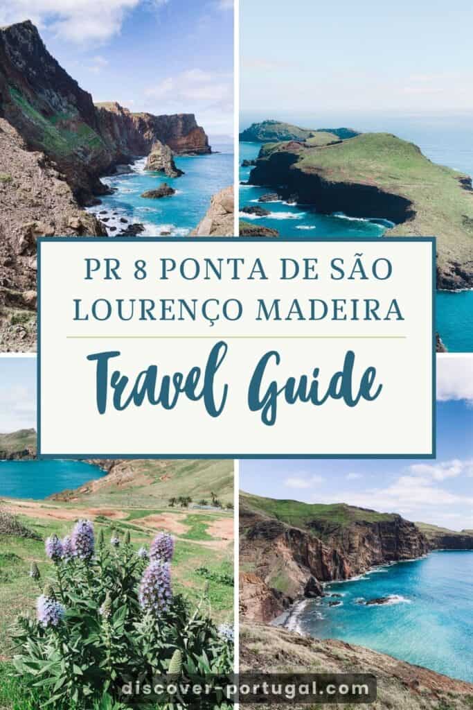 Pinterest pin for Ponta de São Lourenço
