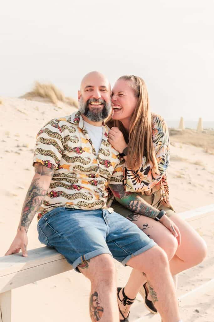 Marga and Ulisses from Discover Portugal in Lisbon