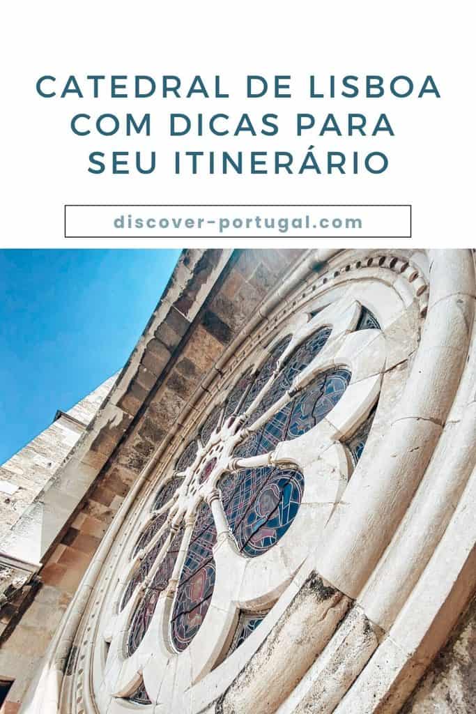 Pinterest pin para Se de Lisboa